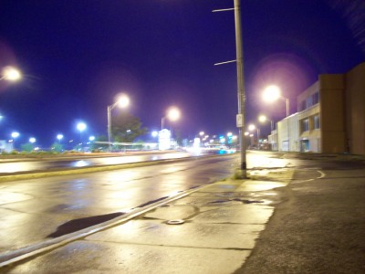 Erie Boulevard At Night